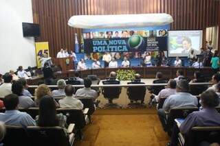Convenção do PSDB foi realizado na tarde deste sábado na Assembleia Legislativa (Foto: Marcos Ermínio)