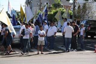 Campanha eleitoral começou, na prática, no dia 2 de agosto com bandeirada no centro (Foto: Marcos Ermínio/Arquivo)