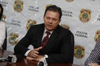 Superintendente da Polícia Federal, Edgar Marcon, reagiu aos ataques feitos por sindicato (Foto: Cleber Gellio/Arquivo)