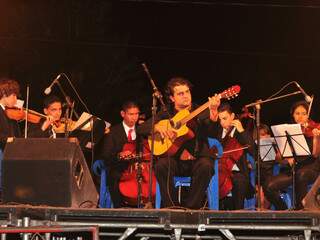 Orquestra Jovem da Fundação Manoel de Barros. (Foto: João Garrigó)