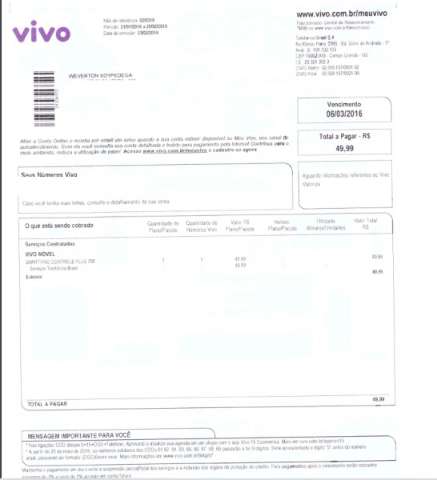 Cliente reclama de internet e recebe fatura com termo ofensivo 