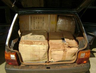  DOF apreende 425 quilos de produtos contrabandeados do Paraguai