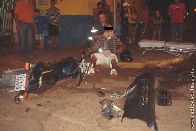  Em Tr&ecirc;s Lagoas, motorista provoca acidente, tenta fugir e vai preso