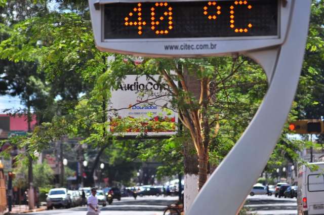 Onda de calor faz temperatura chegar aos 40 graus