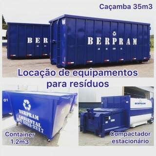 Também disponibiliza o equipamento ideal para o acondicionamento dos resíduos na empresa.