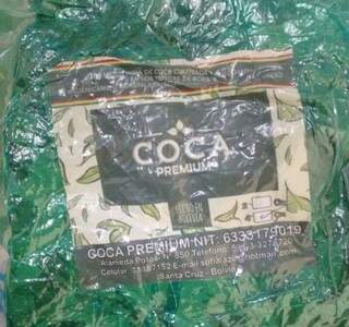 Folhas de coca, matéria-prima da cocaína, foram compradas em Assunção (Foto: Divulgação)