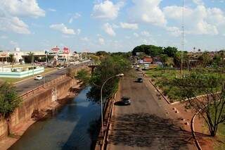 Obras de controle de enchentes no Anhanduí  já foram lançadas duas vezes (Foto:Arquivo)