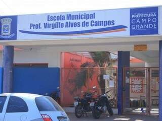 Escola Municipal Prof. Virgílio Alves de Campos.
(Foto: Marina Pacheco/Arquivo).