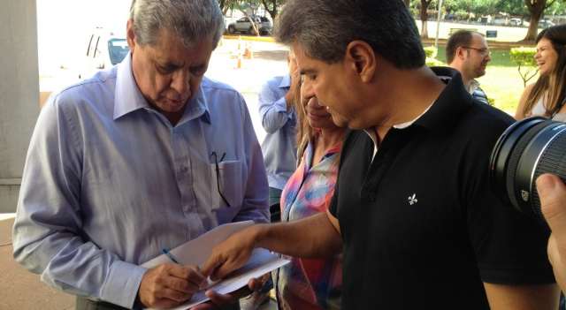 Engajado, Puccinelli conhece futuro comit&ecirc; eleitoral de Nelsinho Trad