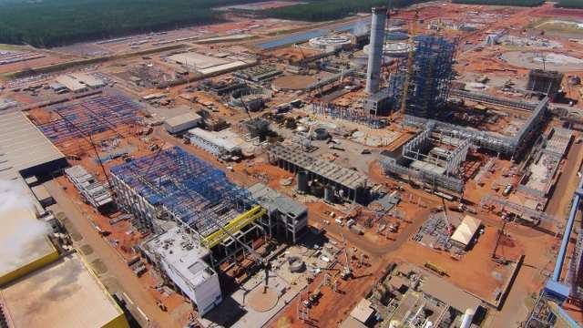 Fibria conclui 50% das obras e deve inaugurar nova f&aacute;brica em um ano
