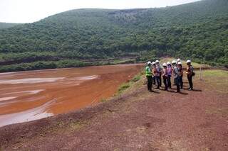 Em novembro, técnicos da vale e da prefeitura vistoriaram as barragens. (Foto: Clóvis Neto/Prefeitura de Corumbá)