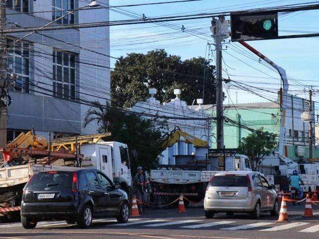 Obras no Centro devem durar mais tr&ecirc;s dias, alerta Energisa