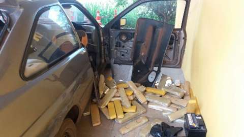 Motorista &eacute; preso com 109 kg de maconha  muni&ccedil;&otilde;es na BR-267