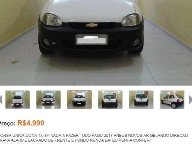 Golpistas anunciam em site de vendas, mas carro barato n&atilde;o existe