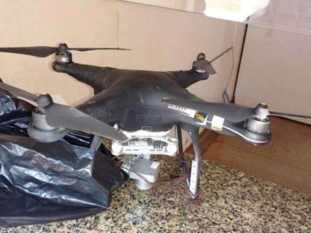 Pol&iacute;cia derruba a tiros outro drone pr&oacute;ximo a Penitenci&aacute;ria Estadual