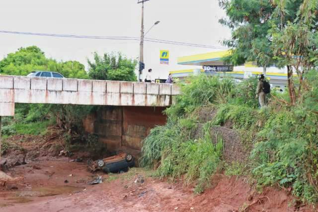 Jovem de 24 anos morreu ao cair com ve&iacute;culo no Rio Anhandu&iacute;