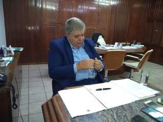 Ministro Carlos Marun (MDB), durante reunião na sede do Dnit (Foto: Leonardo Rocha)