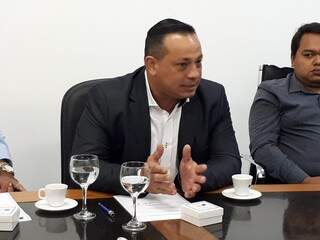 Novo presidente da Câmara Dirigente de Lojistas,  Adelaido Vila (Marcelo Varela / Assessoria CDL-CG)