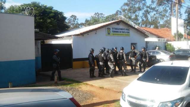 Batalh&atilde;o de Choque faz revistas em dois pres&iacute;dios do interior de MS