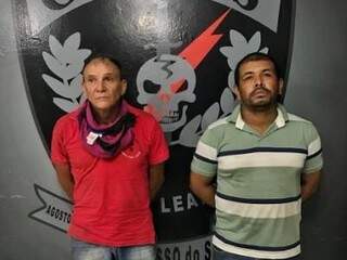 Fernandes e Caio foram presos por tráfico de drogas (Foto: divulgação/Polícia Civil) 