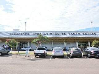 Aeroporto de Campo Grande, que funciona normalmente nesta segunda-feira (22). (Foto: Arquivo)