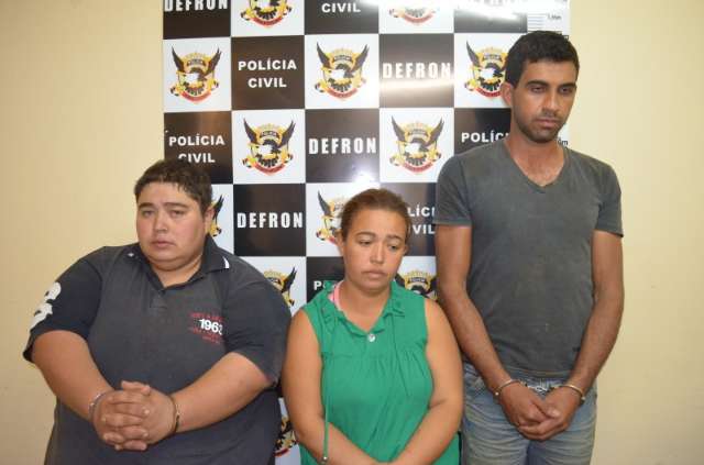 Defron prende mulher e dois homens que assaltaram motorista em falso frete