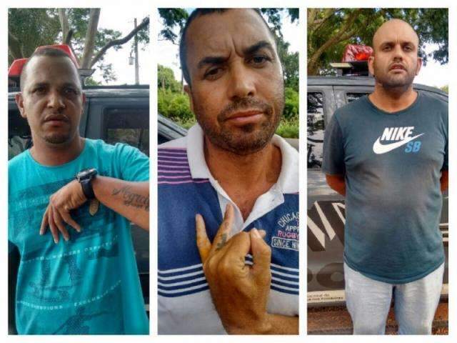Trio foragido por cometer roubo no interior de SP &eacute; preso na MS-279