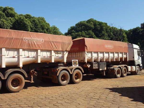 PF intercepta carga de cigarros contrabandeados na MS-080