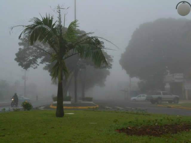  Com forte neblina, Ponta Por&atilde; registrou menor temperatura do Estado