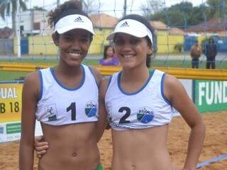 Caroline e Ana Carolina representam MS em Maceió (Foto: Divulgação)