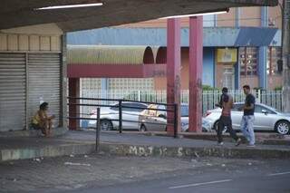 Antiga Rodoviária é um dos locais frequentados por usuários de drogas na região central de Campo Grande(Foto: arquivo/CGNews)