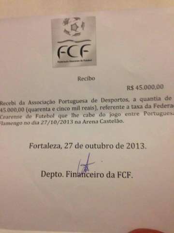 Empres&aacute;rio de MS mostra documentos e diz n&atilde;o dever federa&ccedil;&atilde;o cearense