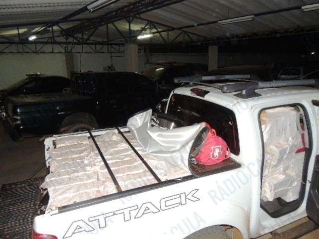 Ap&oacute;s persegui&ccedil;&atilde;o, PRF apreende 1 tonelada de maconha na BR-158