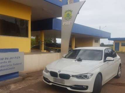 PRF recupera BMW roubada de médico em estacionamento de hospital 