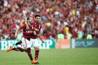 Éverton Ribeiro comemora gol contra o Sport no Maracanã (Foto: Flamengo/Divulgação)