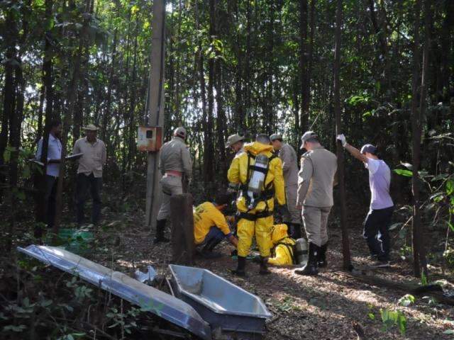 Corpo de homem estava em po&ccedil;o h&aacute; pelo menos 10 dias, segundo os bombeiros