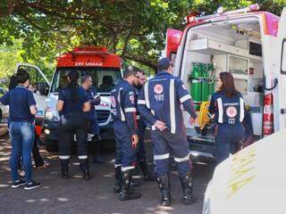 Ministério da Saúde vai repassar quatro ambulâncias para prefeitura de Campo Grande (Foto: Henrique Kawaminami/Arquivo)