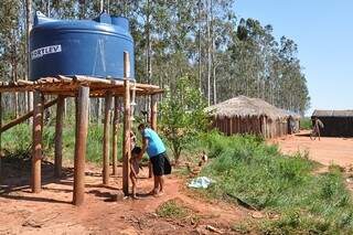 Ministério Público pede que União comprove o fornecimento de água aos indígenas de Iguatemi (Foto: MPF/Divulgação)