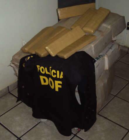  Foragido de SC &eacute; preso em Amambai com 197 quilos de maconha