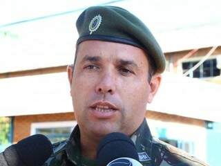 Major Marcelo Machado, porta-voz do CMO. (Foto: Kisie Ainoã)