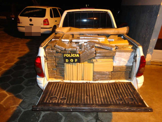  Comboio que transportava 1,1 tonelada de maconha &eacute; apreendido na MS-289