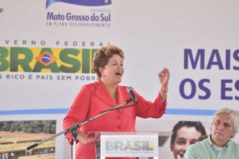 Dilma Rousseff confirma várias obras e a federalização da Sul-Fronteira