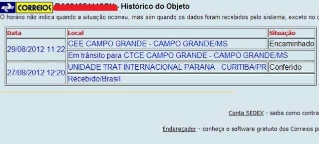 Produto comprado pela internet &eacute; extraviado nos Correios da Capital
