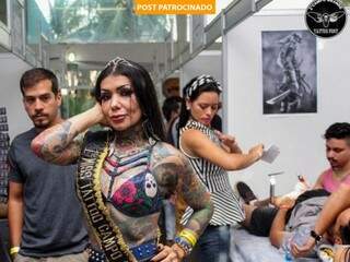 Em 2019 também haverá concurso Miss Tattoo. (Foto: Divulgação)