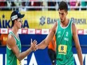 Dupla de MS disputa circuito de v&ocirc;lei de praia em cidades da Argentina