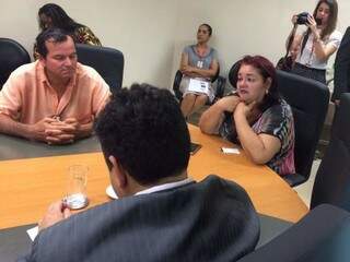 Ex-catadora Edna Velasquez, participa de audiência pública no MPT. (Foto: Anahi Gurgel)