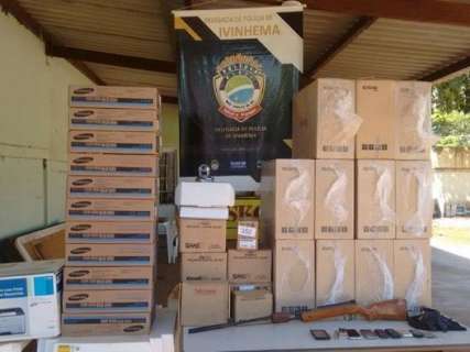Polícia recupera R$ 15 mil em aparelhos de informática furtados de assentamento 