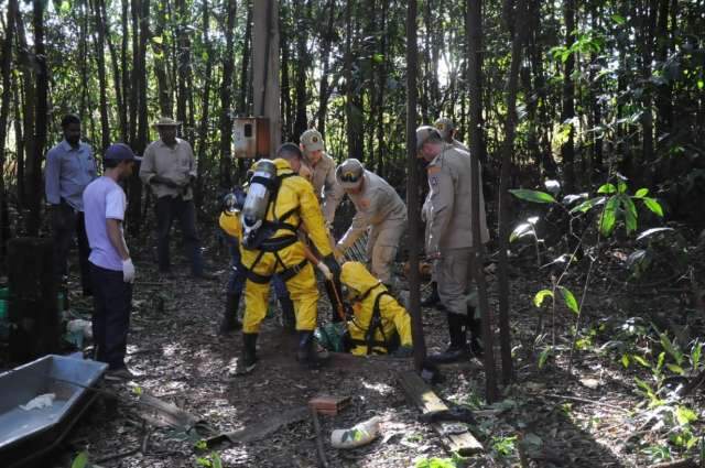 Corpo &eacute; encontrado dentro de po&ccedil;o em ch&aacute;cara da Capital