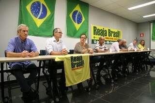 Algumas das entidades envolvidas na organização se reuniram ontem durante coletiva de imprensa. (Foto: Fernando Antunes) 