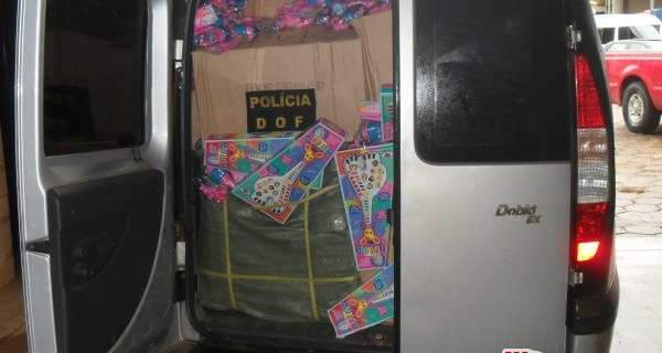  DOF apreende 290 quilos de brinquedos contrabandeados 